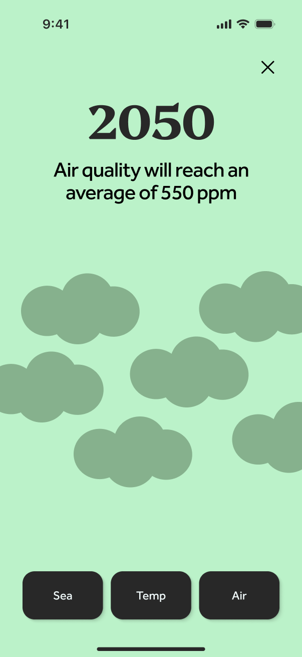 Terragone: Air quality loaded state