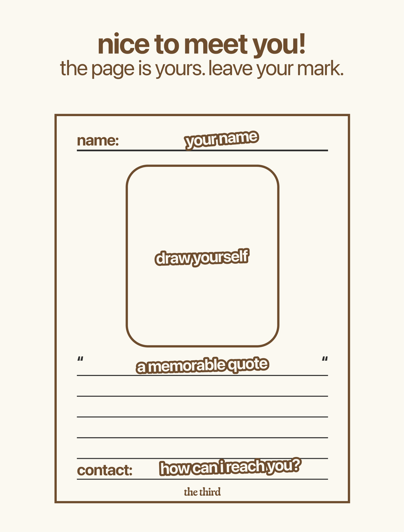 Booklet page 2 - Tutorial