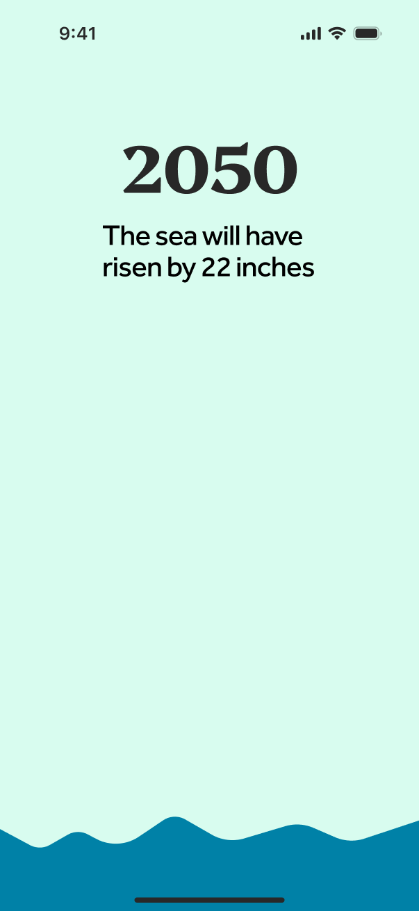 Terragone: Sea level initial state
