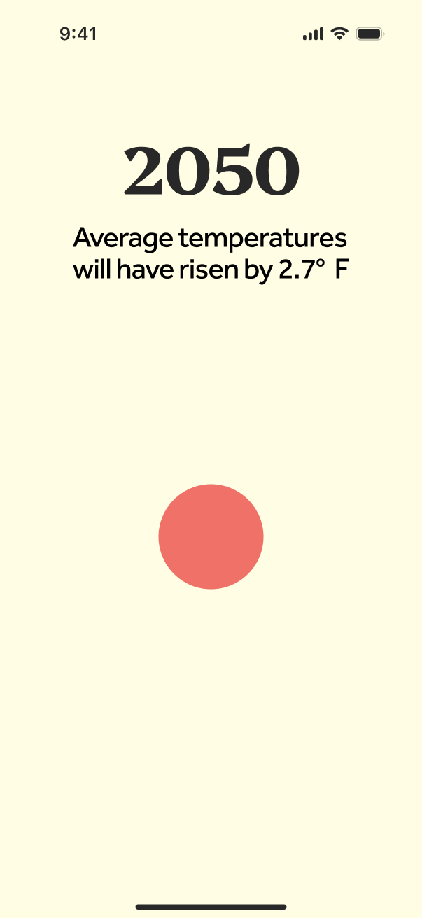 Terragone: Temperature initial state