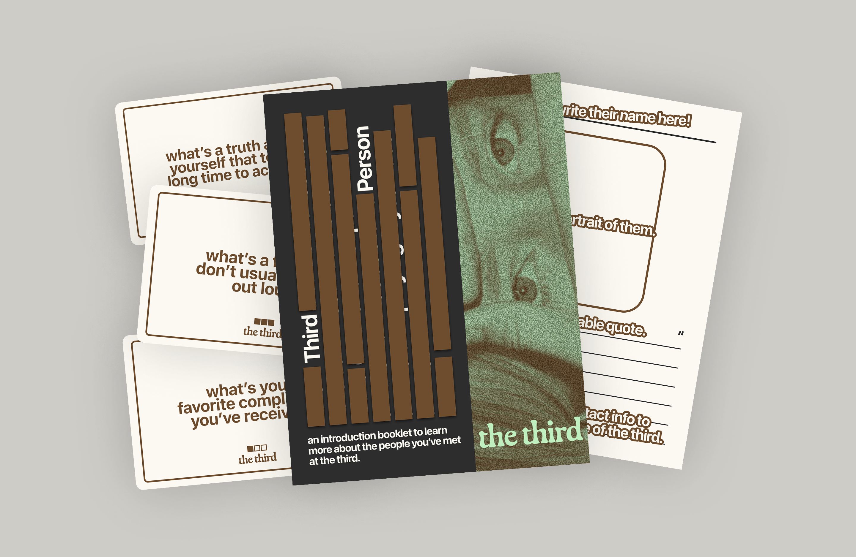The Third conversation cards and booklet